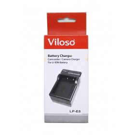 Viloso LP-E5 Battery Charger LC-E5 fit CANON EOS 450D 500D 1000D Rebel XSi XS T1 AC